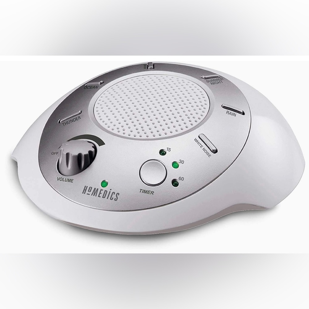 NEW! Homedics SoundSleep White Noise Sound Machine 6 Nature Sounds AutoOff Timer